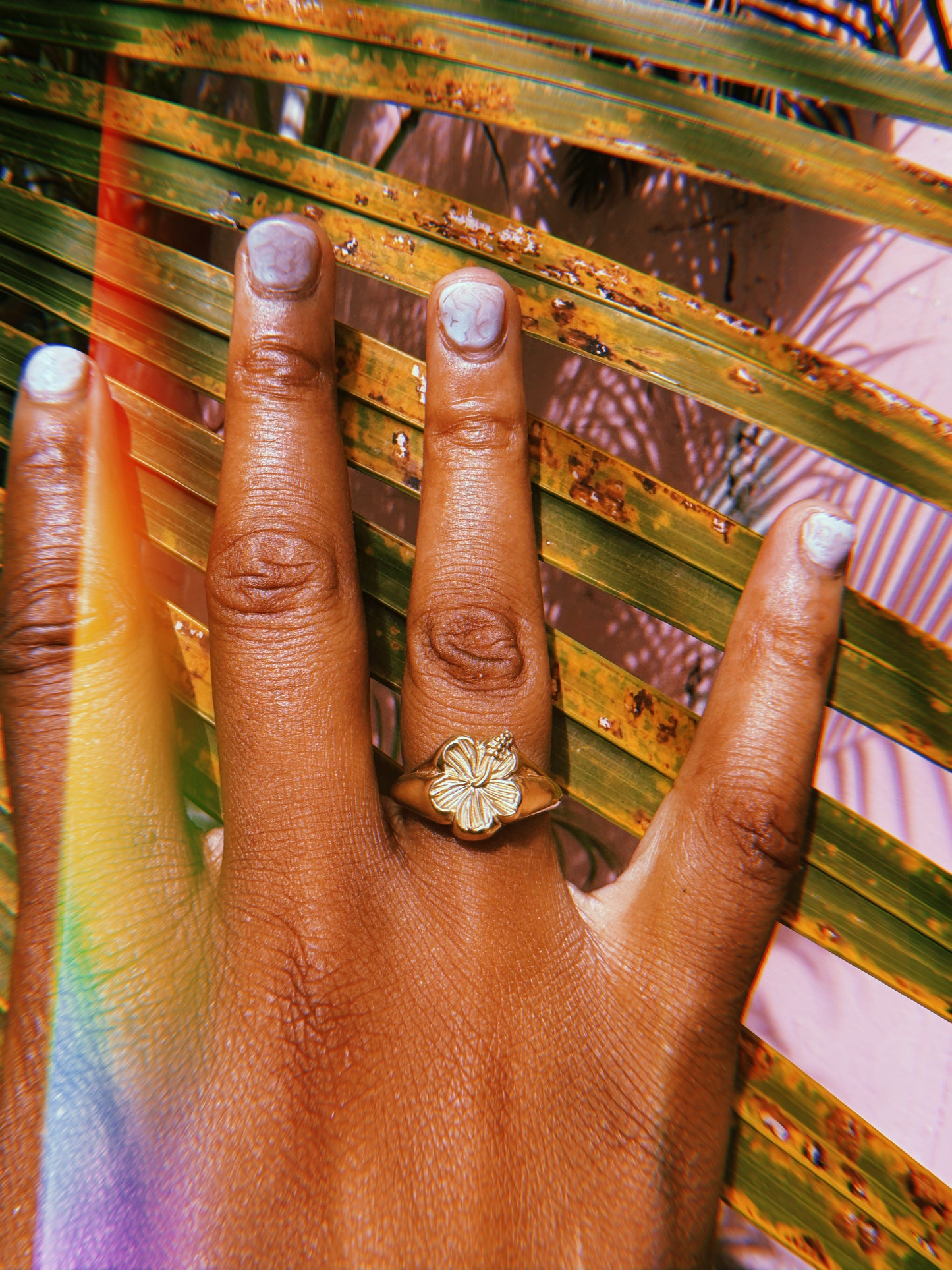 AMAPOLA RING - BRASS